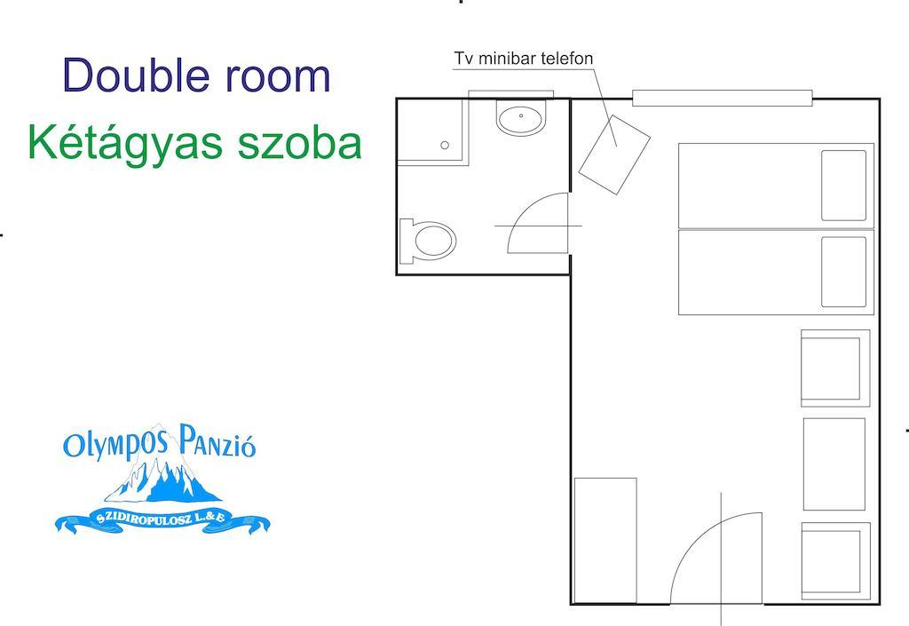 Hotel Olympos Panzio à Budaörs Chambre photo